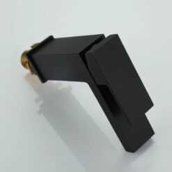 Bathroom Small Basin Tap Mixer 100% Solid Brass Newest Luxury Design Deck Mount Vessel Faucet Black Gold Chrome Silver Square