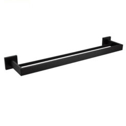 Bathroom Hardware Set | Black Robe Hook Towel Rail Rack Bar Shelf Paper Holder Toothbrush Holder Bathroom Accessories