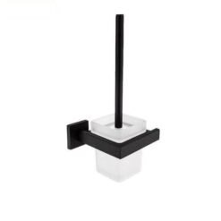 Bathroom Hardware Set | Black Robe Hook Towel Rail Rack Bar Shelf Paper Holder Toothbrush Holder Bathroom Accessories