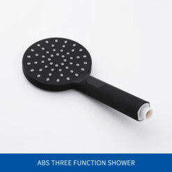Adjustable Slide Bar with Handshower Set Matte Black Stainless Steel Round Shower Riser Rail Bar With Hose and Shower