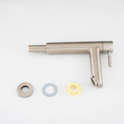 Basin Faucet Bathroom Sink Single Cold Water Tap Brushed Tap Water Faucet Bathroom Sink Faucet Tap Restroom