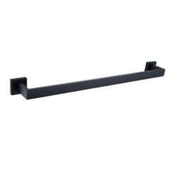Bathroom Hardware Set Black Robe Hook Towel Rail Bar Rack Bar Shelf Tissue Paper Holder Toothbrush Holder Bathroom Accessories