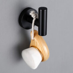 Bathroom Accessories Robe Hook | Wall Mount 304 Stainless Steel Towel Rack Mirror Polished Chrome 4 Colors