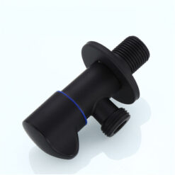 Bathroom Angle Filling Valve | Faucets Black Stainless Steel Kitchen Cold Hot Mixer Tap Accessories Standard G1/2 Threaded