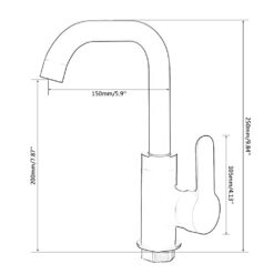 Bathroom Faucet Basin Mixer Black Sink Mixer Taps Kitchen Single Lever Faucet Sink Tap Water Kitchen Faucet Bathroom Accessories