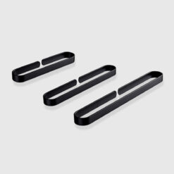 30/50/20CM Black/White Towel Rack Single Rod Bathroom Pendant Towel Bar Towel Hanger Bathroom Storage Accessories