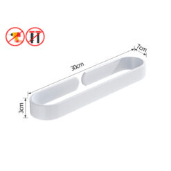 30/50/20CM Black/White Towel Rack Single Rod Bathroom Pendant Towel Bar Towel Hanger Bathroom Storage Accessories