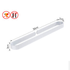 30/50/20CM Black/White Towel Rack Single Rod Bathroom Pendant Towel Bar Towel Hanger Bathroom Storage Accessories