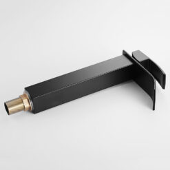 Bathroom Basin Faucet Deck Mount Waterfall Bathroom Faucet Vanity Vessel Sinks Mixer Tap Single Handle Cold And Hot Water Tap