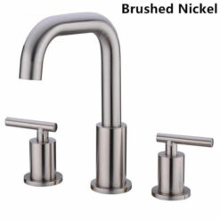 Bathroom Sink Faucet Solid Brass Double Handle Sink Mounted Hot & Cold Mix Basin Faucet European Style Basin Accessories