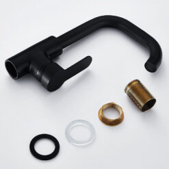 Bathroom Faucet Basin Mixer Black Sink Mixer Taps Kitchen Single Lever Faucet Sink Tap Water Kitchen Faucet Bathroom Accessories