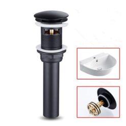 Basin Faucets Black Brass Faucet Hot and Cold Bathroom Sink Faucet Deck Mounted Toilet Nickel/Grey Color Mixer Water Tap