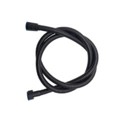1.4M Black Stainless Shower Head Hose Bathroom Shower Hose Handheld Shower Water Pipe Fittings Replacement Soft Water Pipe G1/2