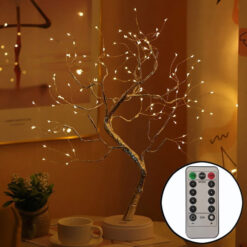 36/108 LEDS Night Light Bonsai Tree Light Gypsophila Lights Home Party Wedding Indoor Decoration Night Light