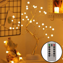36/108 LEDS Night Light Bonsai Tree Light Gypsophila Lights Home Party Wedding Indoor Decoration Night Light