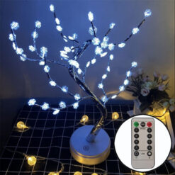 36/108 LEDS Night Light Bonsai Tree Light Gypsophila Lights Home Party Wedding Indoor Decoration Night Light