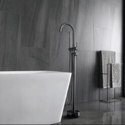 Bathroom Bathtub Faucet Mixer Freestanding Bathtub Faucet Bathtub Tap Hot and Cold Water Bath Tub Faucet Floor Mounted