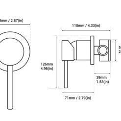 Brass Shower Valve Showers Faucet Diverter Control Valve Wall Mounted Mixer Valves for Spout Shower Head Matte Black & Chrome