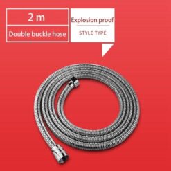 1.5m/2m/3m Stainless Steel Shower Hose High Quality Encryption Explosion-proof Hose Spring Tube Pull Tube Bathroom Accessories