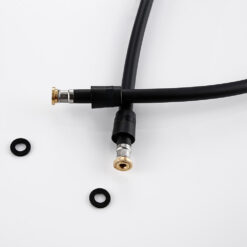 1.5m Shower Hose Flexible Matte Black PVC Shower Explosion-proof Home Bathroom Pipe Fittings Hose