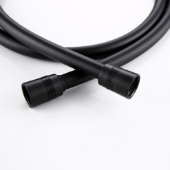 1.5m Shower Hose Flexible Matte Black PVC Shower Explosion-proof Home Bathroom Pipe Fittings Hose