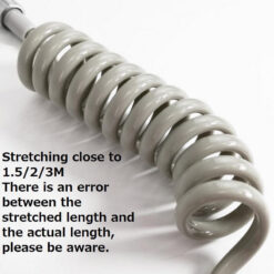 2Pcs Spring Flexible Shower Hose for Water Plumbing Toilet Bidet Sprayer Gun bathroom Accessories ABS tube 1.5m 2m 3m