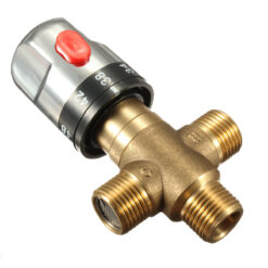 Brass Pipe Thermostat Faucet Thermostatic Mixing Valve Bathroom Water Temperature Control Faucet Cartridges