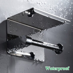 Free-punch 304Stainless Steel Toilet Paper Roll Holder Toilet Paper Towel Rack Anti-rust Waterproof Toilet Paper Shelf Dispenser
