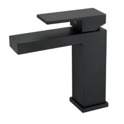 Bathroom Small Basin Tap Mixer 100% Solid Brass Newest Luxury Design Deck Mount Vessel Faucet Black Gold Chrome Silver Square