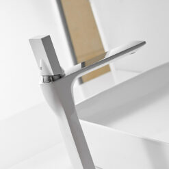 Basin Faucet Bathroom Faucet Taps Sink Faucet Single Handle Hole Deck Vintage Wash Hot Cold Mixer Tap Crane