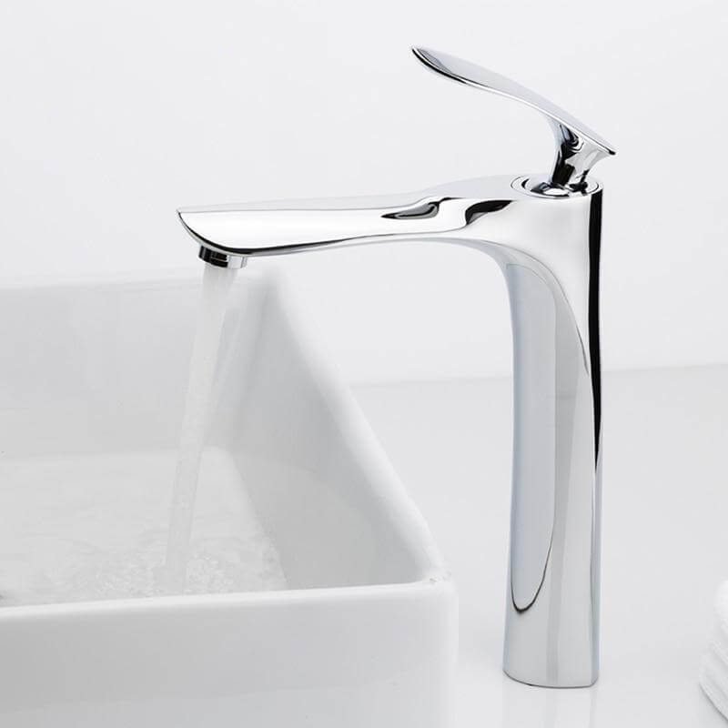 Basin Faucets Bathroom Faucet Hot and Cold Water Basin Mixer Tap Chrome Brass Toilet Sink Water Heightening Crane