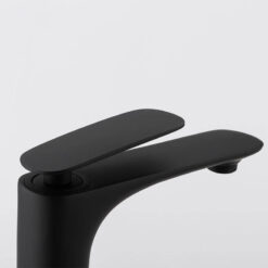 Black Brass Basin Faucet Single Handle Waterfall Basin Mixer Tap Hot & Cold Bathroom Faucets Sink Waterfall Faucet