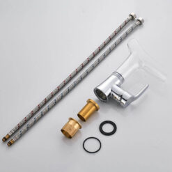 Basin Faucets Waterfall Faucet for Bathroom Basin Mixer Tap Single Handle Sink Mixer Tap Deck Mounted Bathroom Faucet